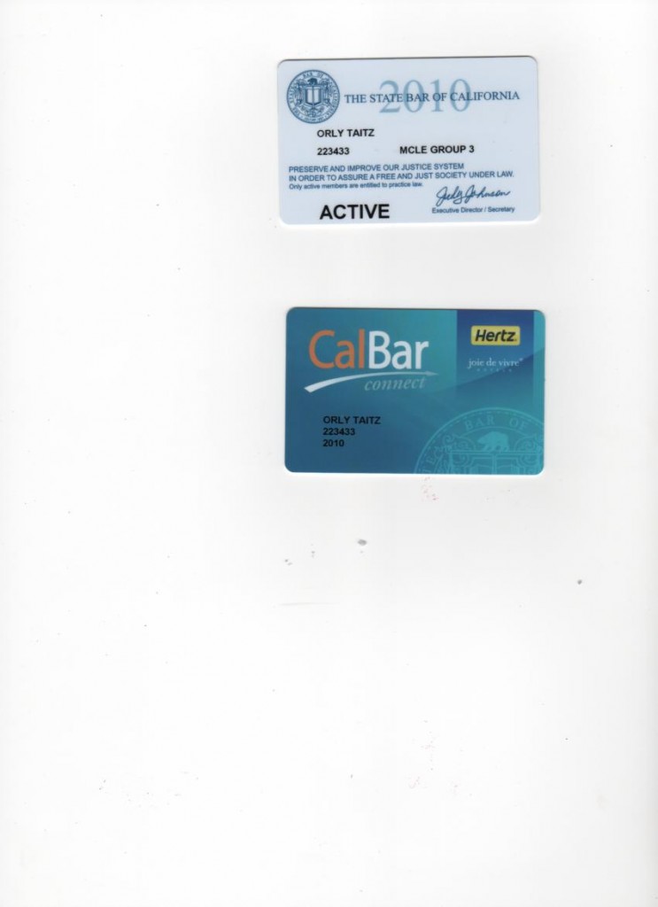 Cal bar card