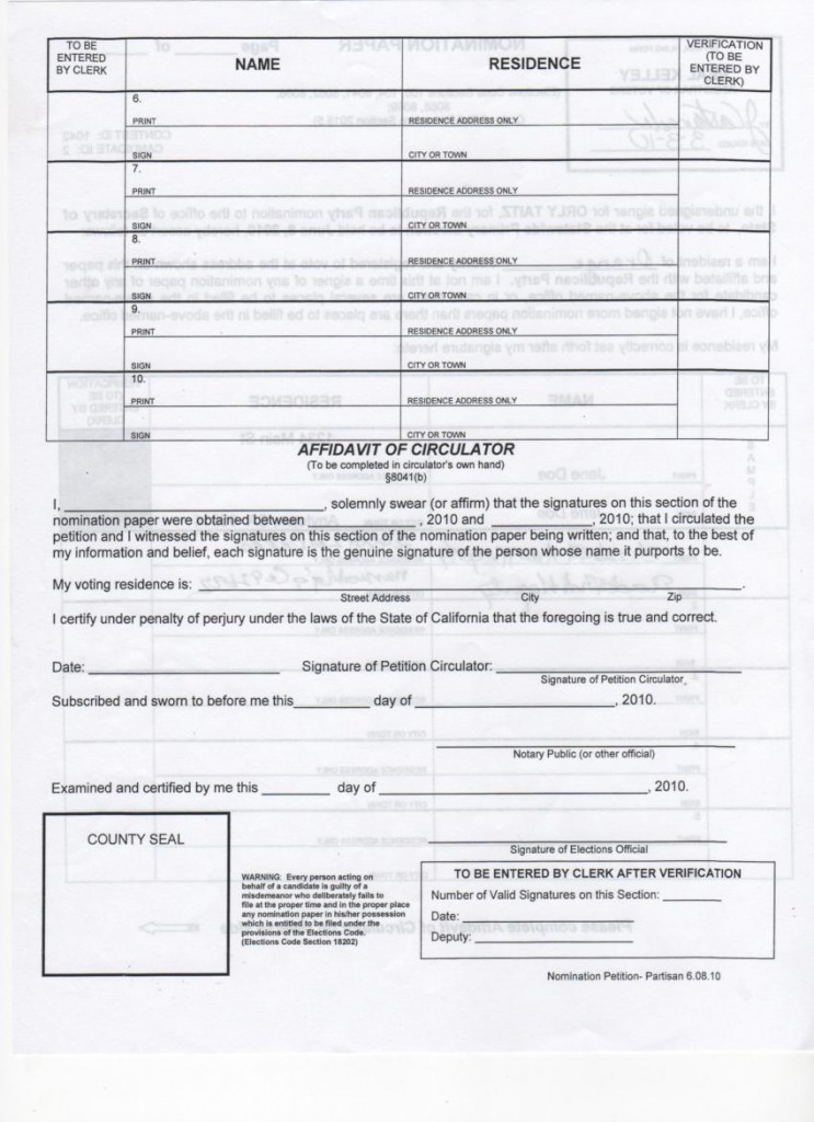 Nominating form 2