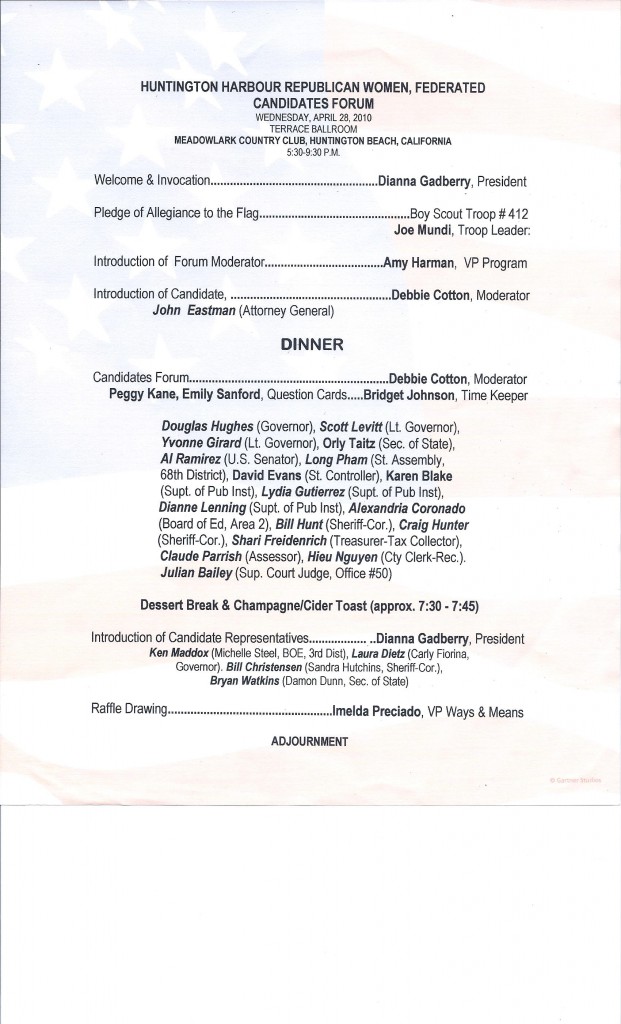 candidate forum