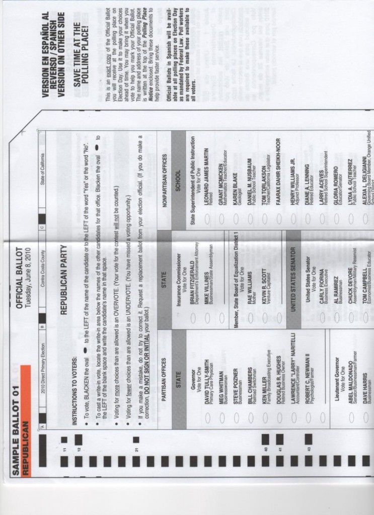 Sample ballot contra costa county