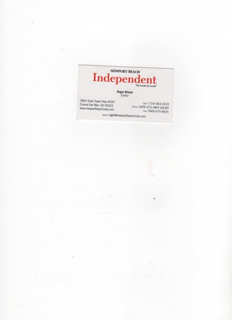 Roger Bloom Newport Independent