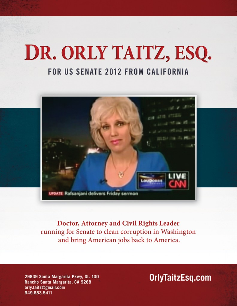 Orly Taitz for Senate draft 4