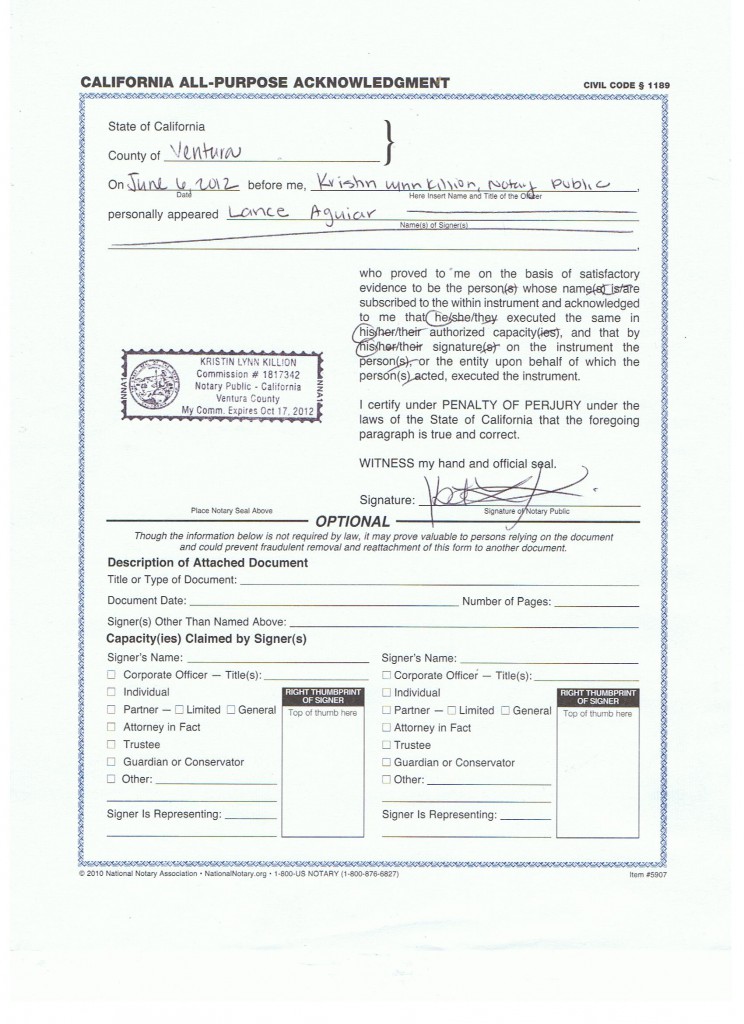 Lance Aguilar 3 Notary Acknowledgment June 6 2012 001
