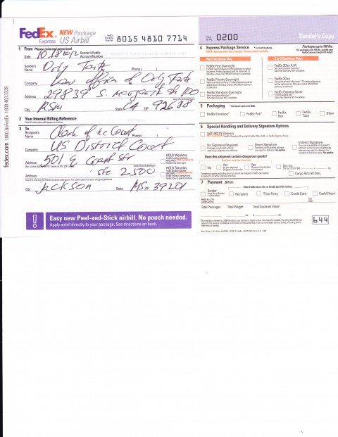 MS FedEx, 10.09.2012
