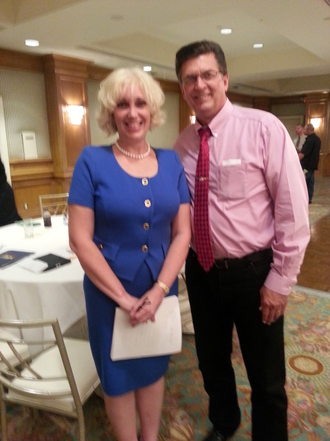 Orly Taitz -speaker at the event with Sheriff Richard Mack
